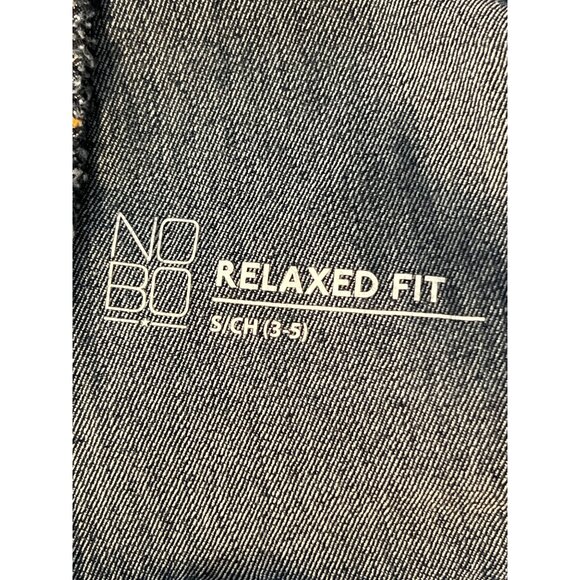 No Boundaries NOBO Denim Overalls Shortalls Cuffed Adjustable Straps Jeans Sz S - Picture 5 of 5